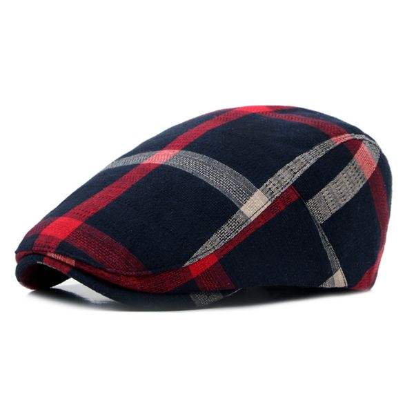 2019 new multicolor autumn winter peaked cap classic lattice octagonal cap fashion british striped beret for men gift, Blue;gray
2019 new multicolor autumn winter peaked cap classic lattice octagonal cap fashion british striped beret for men gift, Blue;gray