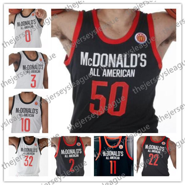 custom 2019 mcdonald's all-american white black basketball jersey #50 cole anthony 2 jaden mcdaniels 5 anthony edwards 23 scottie lewis
custom 2019 mcdonald's all-american white black basketball jersey #50 cole anthony 2 jaden mcdaniels 5 anthony edwards 23 scottie lewis