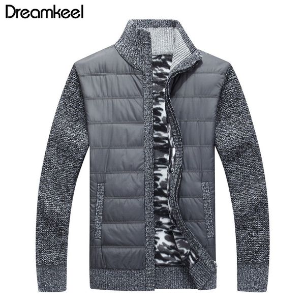 2019 new men's thick sweater coat male autumn winter down sweatercoat black blue gray zipper sweater jacket outerwear y, White;black
2019 new men's thick sweater coat male autumn winter down sweatercoat black blue gray zipper sweater jacket outerwear y, White;black