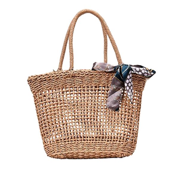 hand-woven hollow mesh straw tote handbag with synthetic straw rattan bag lightweight natural color beach style hangbag
hand-woven hollow mesh straw tote handbag with synthetic straw rattan bag lightweight natural color beach style hangbag