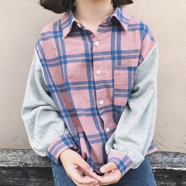 2-7t baby girls patchwork blouses toddle girls shirts blouse children loose shirt korean fashion clothing shirts for kids, White;black
2-7t baby girls patchwork blouses toddle girls shirts blouse children loose shirt korean fashion clothing shirts for kids, White;black