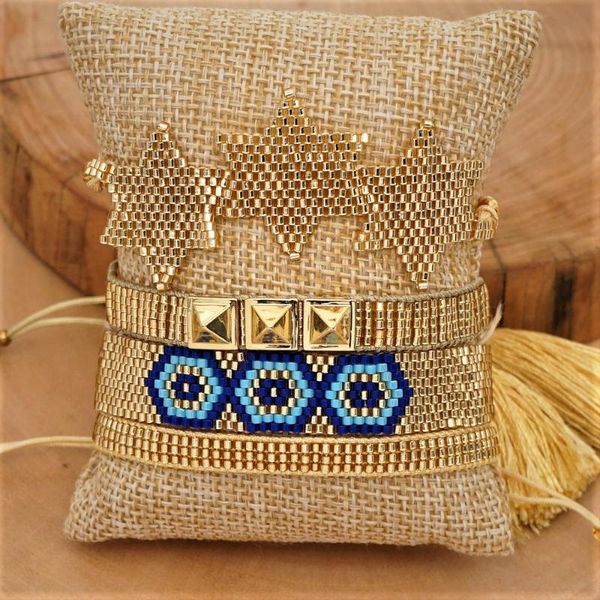 go2boho mexico bracelets miyuki evil eye bracelet turkish eye jewelry men gold star pulseras mujer moda 2020 women insta armband, Golden;silver
go2boho mexico bracelets miyuki evil eye bracelet turkish eye jewelry men gold star pulseras mujer moda 2020 women insta armband, Golden;silver
