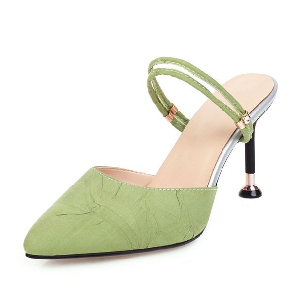 sandalias mujer 2020 new women spring one shoe two wear pointed high heels summer sandals slipper pumps big size 33-50 ym-200, Black
sandalias mujer 2020 new women spring one shoe two wear pointed high heels summer sandals slipper pumps big size 33-50 ym-200, Black