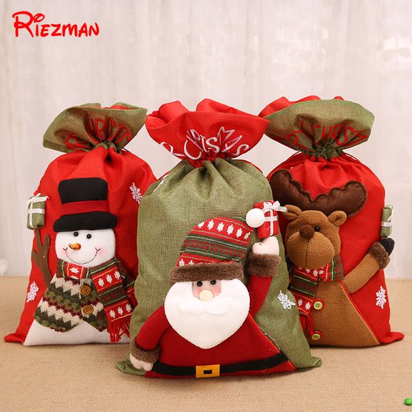 riezman christmas decorations large three-dimensional figurine sackcloth gift bags santa claus handbag children holiday gift bag
riezman christmas decorations large three-dimensional figurine sackcloth gift bags santa claus handbag children holiday gift bag