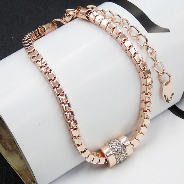jewelry fashion simple zircon diamond bracelet women europe and america rose gold jewelry women's accessories wholesale, Black
jewelry fashion simple zircon diamond bracelet women europe and america rose gold jewelry women's accessories wholesale, Black