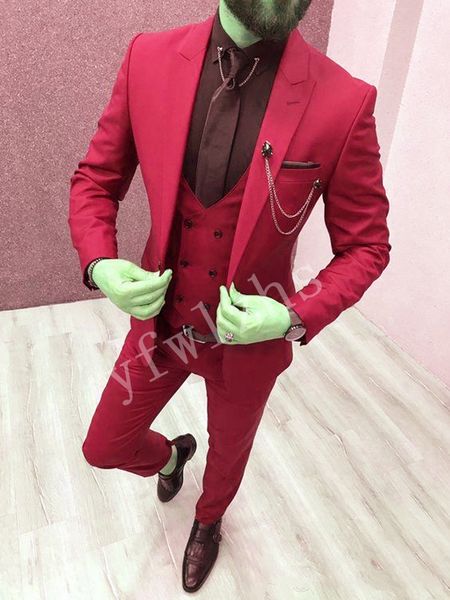 классический one button красивый groomsmen пик нагрудные groom tuxedos мужские костюмы свадебные / prom best man blazer (куртка + брюки + жи, Black;gray
классический one button красивый groomsmen пик нагрудные groom tuxedos мужские костюмы свадебные / prom best man blazer (куртка + брюки + жи, Black;gray
