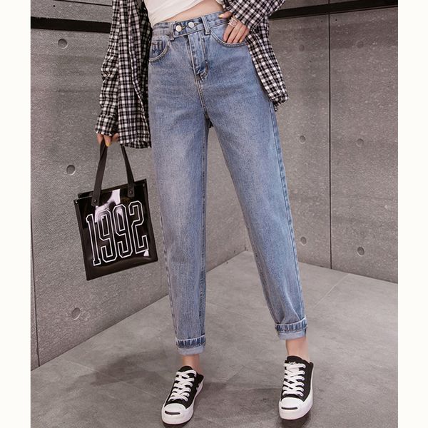 jujuland autumn clothes ladies high waist female boyfriend jeans for women trousers pants denim ripped jean woman plus size, Blue
jujuland autumn clothes ladies high waist female boyfriend jeans for women trousers pants denim ripped jean woman plus size, Blue