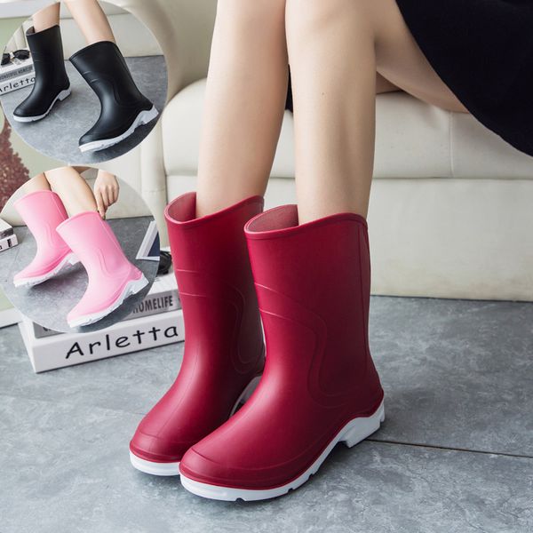 spring and autumn fashion 2018 waterproof shoes and women waterproof rainboot, Black
spring and autumn fashion 2018 waterproof shoes and women waterproof rainboot, Black