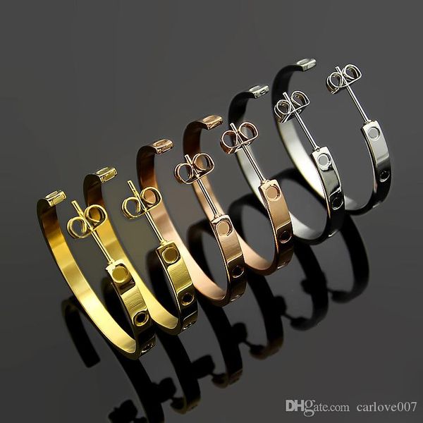 2019 new fashion brand women's charm screws 18k rose gold titanium steel large c shape earrings women love earrings, Golden;silver
2019 new fashion brand women's charm screws 18k rose gold titanium steel large c shape earrings women love earrings, Golden;silver