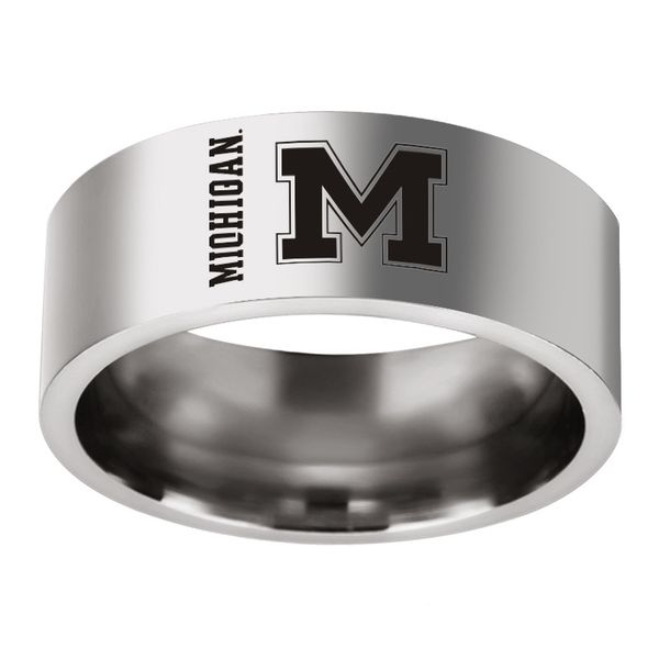 michigan wolverines 8mm stainless steel rings men ring 8mm silver black gold blue colorful band rings matte finished men's gift wholesa
michigan wolverines 8mm stainless steel rings men ring 8mm silver black gold blue colorful band rings matte finished men's gift wholesa