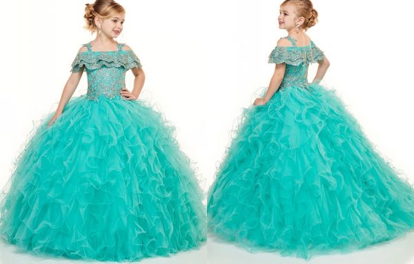elegant aqua blue cold shoulder little girls pageant dresses ball gown ruffles tulle sliver lace flower girls prom formal dress for kids, White;red
elegant aqua blue cold shoulder little girls pageant dresses ball gown ruffles tulle sliver lace flower girls prom formal dress for kids, White;red