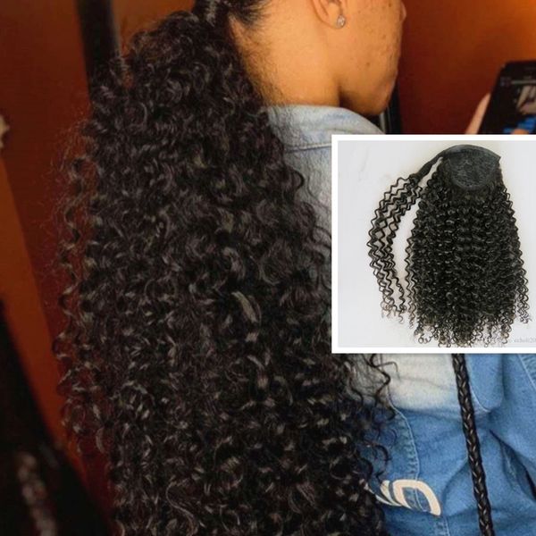 long kinky curly pony tail human hair wraps around kinki ponytail with drawstring 140g 10a grade black ponytail hairstyle
long kinky curly pony tail human hair wraps around kinki ponytail with drawstring 140g 10a grade black ponytail hairstyle
