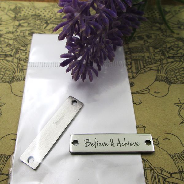 40pcs--"believe & achieve connector"stainless steel charms more style for choosing diy charms pendants for necklace, Bronze;silver
40pcs--"believe & achieve connector"stainless steel charms more style for choosing diy charms pendants for necklace, Bronze;silver