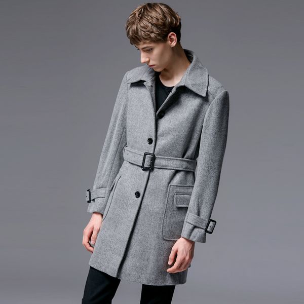 wool men autumn winter man trench medium long solid business overcoats plus size 6xl mens jackets and coats, Black
wool men autumn winter man trench medium long solid business overcoats plus size 6xl mens jackets and coats, Black