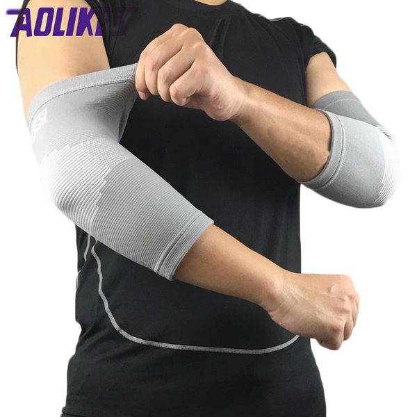 aolikes 1pair nylon sport elbow brace support arm sleeve for basketball tennis volleyball fitness gym protector elbow pad codera, Black;gray
aolikes 1pair nylon sport elbow brace support arm sleeve for basketball tennis volleyball fitness gym protector elbow pad codera, Black;gray