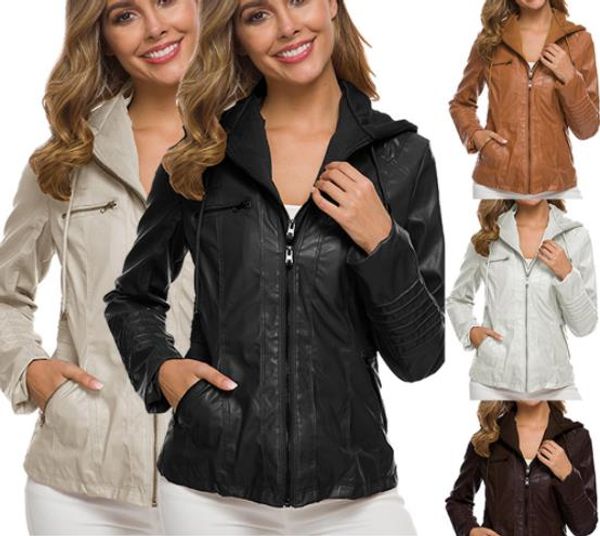 plus size womens designer jackets casual panelled zipper hooded long sleeve pu jacket new arrival womens casual short jackets, Black
plus size womens designer jackets casual panelled zipper hooded long sleeve pu jacket new arrival womens casual short jackets, Black