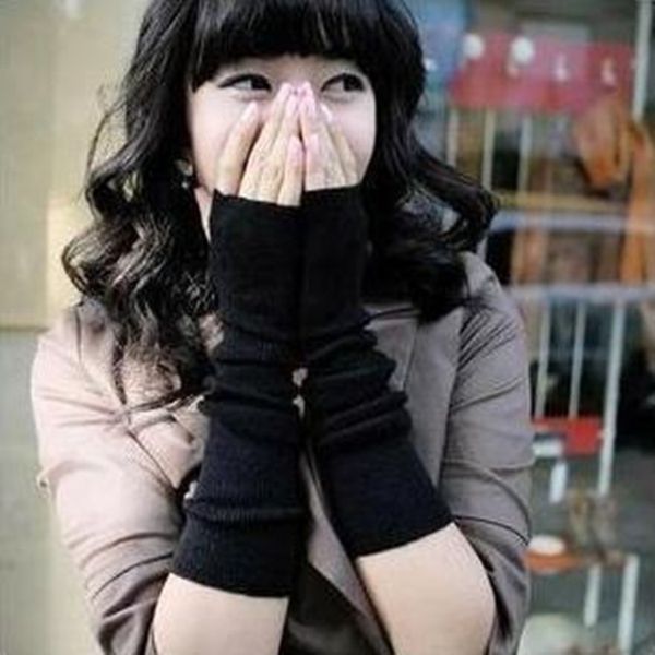a005 fashion modification arm fingerless modeling wristlet color mixing 0.06kg