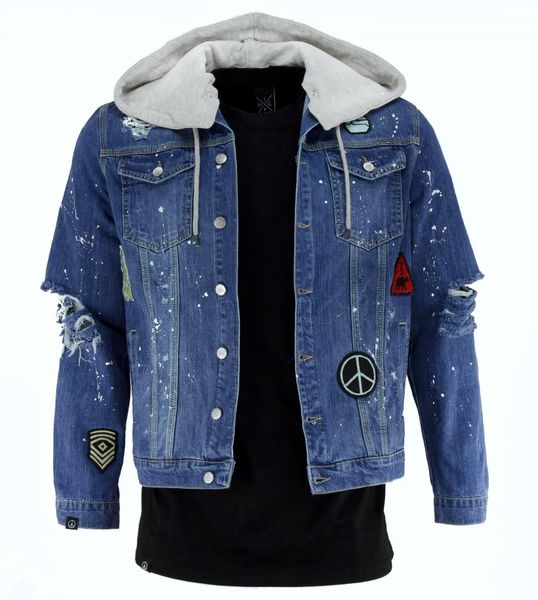 мужская мода весна новой джинсовых курток разорванных дыры hiphop street casual куртка ветровка, Black;brown
мужская мода весна новой джинсовых курток разорванных дыры hiphop street casual куртка ветровка, Black;brown