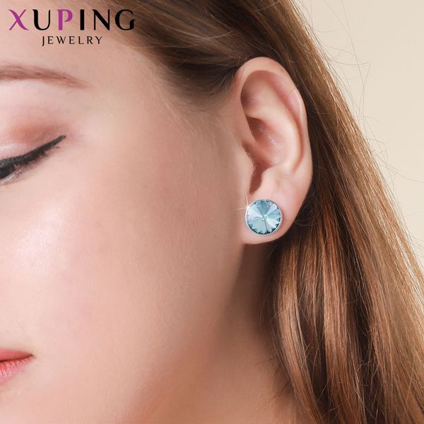 xuping 10*10mm lovely round design studs earrings colorful crystals from swarovski elegant jewelry women party gift m82-20408, Golden
xuping 10*10mm lovely round design studs earrings colorful crystals from swarovski elegant jewelry women party gift m82-20408, Golden
