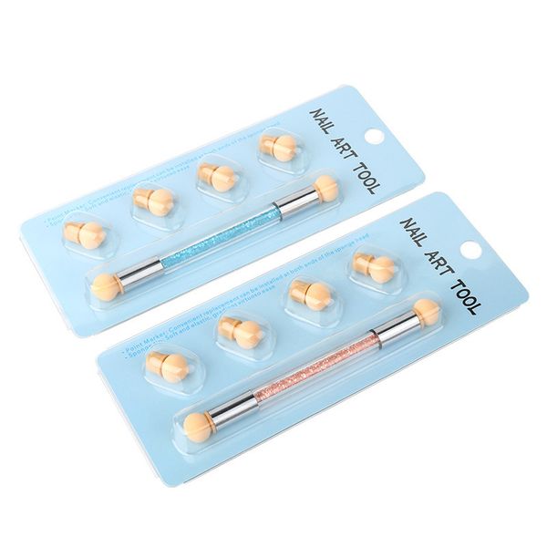 1sets glitter powder picking dotting gradient pen brush + 4 sponge nail art tools double-ended uv gel painting pen
1sets glitter powder picking dotting gradient pen brush + 4 sponge nail art tools double-ended uv gel painting pen