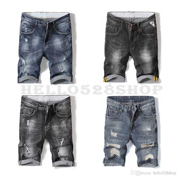summer hole jeans pants for men vintage, slim straight shorts men's manually worn designer short jeans 29-36, White;black
summer hole jeans pants for men vintage, slim straight shorts men's manually worn designer short jeans 29-36, White;black