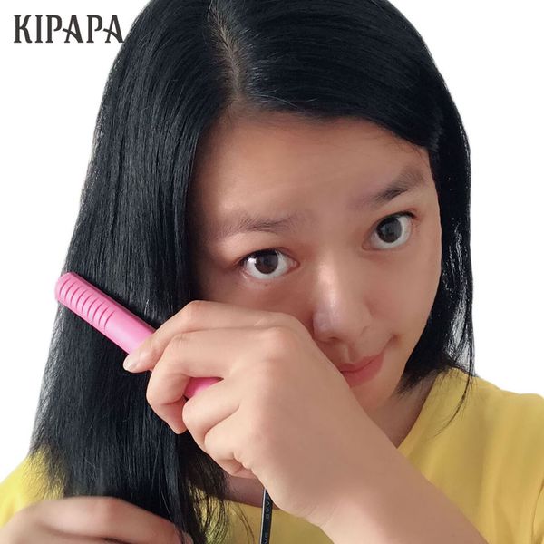 kipapa mini ceramic hair straightener electronic styling tools mini hair flat iron wet/dry new straightening irons, Black
kipapa mini ceramic hair straightener electronic styling tools mini hair flat iron wet/dry new straightening irons, Black
