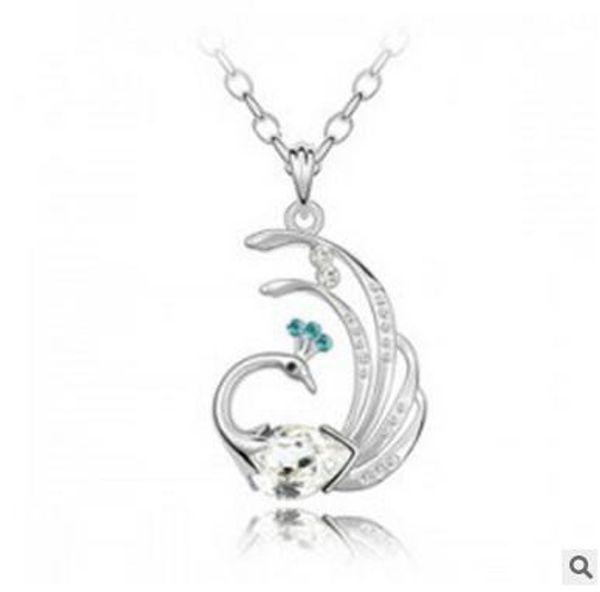 fashion-phoenix necklace austrian crystal peacock necklace crystal pendant necklaces long sweater color flash new fasion christmas gift, Silver
fashion-phoenix necklace austrian crystal peacock necklace crystal pendant necklaces long sweater color flash new fasion christmas gift, Silver