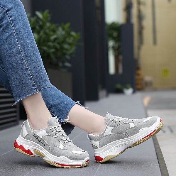 women shoes 2019 new chunky sneakers for women vulcanize shoes casual fashion dad platform sneakers basket femme krasovki, Black
women shoes 2019 new chunky sneakers for women vulcanize shoes casual fashion dad platform sneakers basket femme krasovki, Black