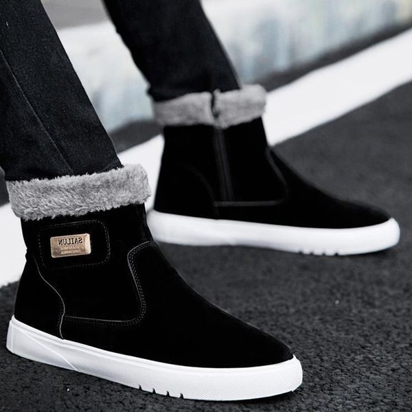fashion comfortable casual men's ankle boots 2019 new men shoes high light boots men sneakers, Black
fashion comfortable casual men's ankle boots 2019 new men shoes high light boots men sneakers, Black