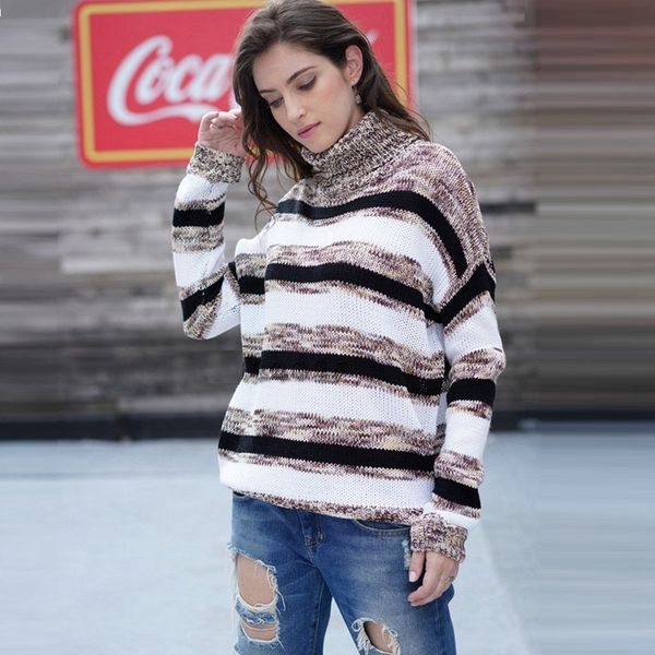 lguc.h tide turtelneck sweater women fashion stripe sweaters woman 2019 loose pullover casual jumper spring autumn winter femme
lguc.h tide turtelneck sweater women fashion stripe sweaters woman 2019 loose pullover casual jumper spring autumn winter femme
