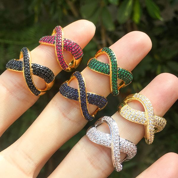 2pcs blue black green champagne white red cz stone copper cross adjustable ring women girl beautiful zirconia brass stock rings, Golden;silver
2pcs blue black green champagne white red cz stone copper cross adjustable ring women girl beautiful zirconia brass stock rings, Golden;silver