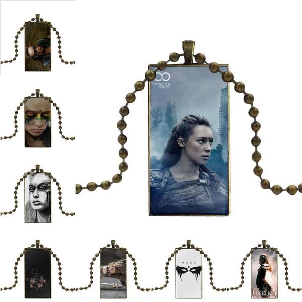 jewelry with bronze plated glass cabochon choker long pendant rectangle necklace for girls statement maxi heda lexa the 100, Silver
jewelry with bronze plated glass cabochon choker long pendant rectangle necklace for girls statement maxi heda lexa the 100, Silver
