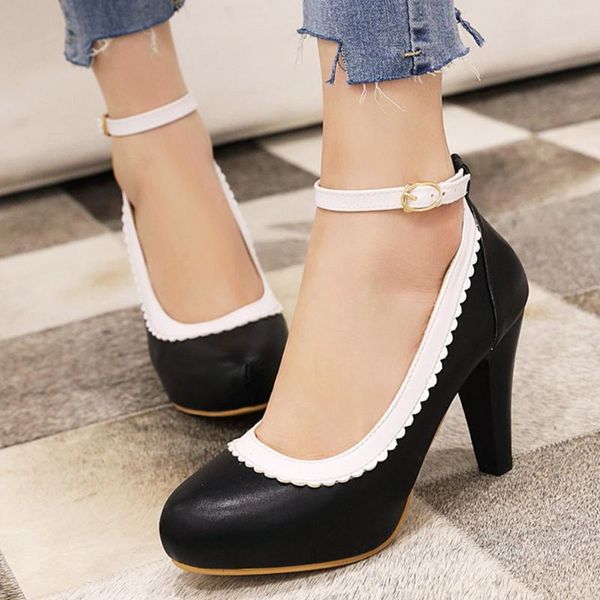 doratasia brand new sale big size 48 high heels sweet ankle-strap pumps women shoes woman, Black
doratasia brand new sale big size 48 high heels sweet ankle-strap pumps women shoes woman, Black