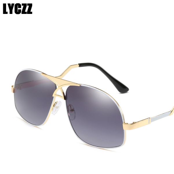 lyczz outdoor sport sunglasses for men retro luxury eyewear uv400 protection brand designer driving mirror sunglass zonnebril, White;black
lyczz outdoor sport sunglasses for men retro luxury eyewear uv400 protection brand designer driving mirror sunglass zonnebril, White;black
