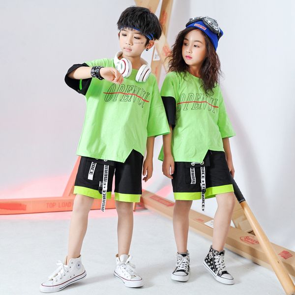 kids hip hop clothing jazz dance costume for girls short sleeve jogger pants boys jazz ballroom dancing streetwear dqs4021, Black;red
kids hip hop clothing jazz dance costume for girls short sleeve jogger pants boys jazz ballroom dancing streetwear dqs4021, Black;red