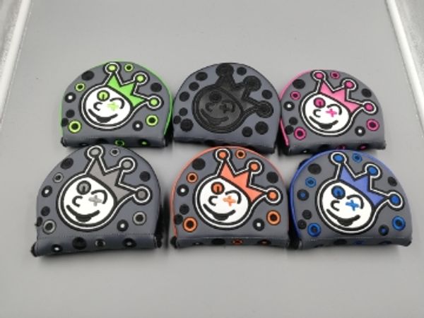 6Colors Custom Design Golf Putter Cover PU Leather Golf Headcover for Mallet Putter Covers 
6Colors Custom Design Golf Putter Cover PU Leather Golf Headcover for Mallet Putter Covers