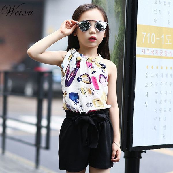 children's clothing set summer girl chiffon sleeveless + bow shorts suit clothes for kids girls 5 6 8 10 11 12 14 years old, White
children's clothing set summer girl chiffon sleeveless + bow shorts suit clothes for kids girls 5 6 8 10 11 12 14 years old, White
