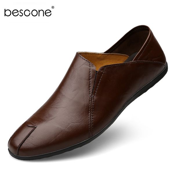 bescone shoes genuine leather business male casual work breathable slip-on flats dress driving shoes 1706, Black
bescone shoes genuine leather business male casual work breathable slip-on flats dress driving shoes 1706, Black
