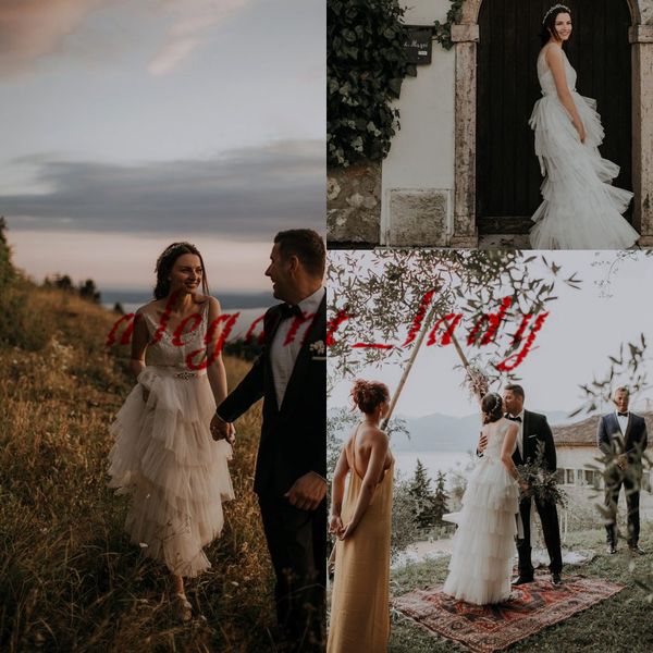 свадебные платья fairy beach с хрустальным поясом 2019 v-образным вырезом многоуровневые оборки юбка кружева летний праздник приморский бохо, White
свадебные платья fairy beach с хрустальным поясом 2019 v-образным вырезом многоуровневые оборки юбка кружева летний праздник приморский бохо, White
