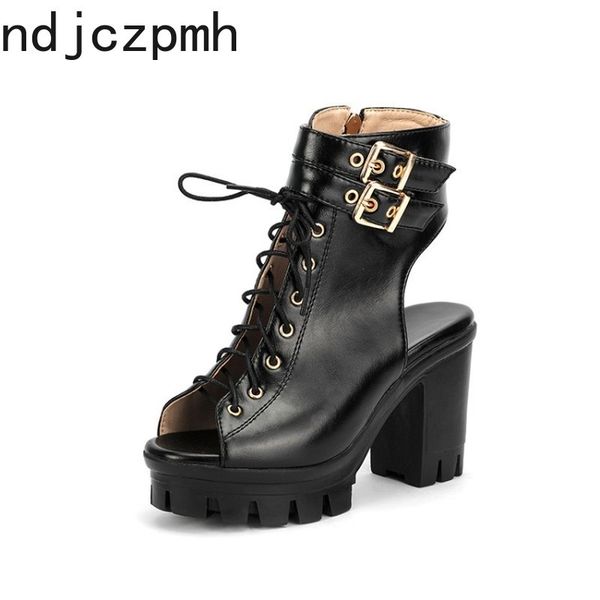 boots summer ankle for women fashion fish mouth open toe zipper belt bucke lace up high heel women's shoes plus size 34-43, Black
boots summer ankle for women fashion fish mouth open toe zipper belt bucke lace up high heel women's shoes plus size 34-43, Black