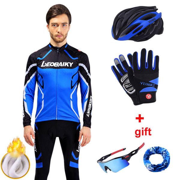 winter thermal fleece cycling jersey set men long sleeves road bicycle clothes pro team 2018 mountain bike clothing mtb wear man, Black;blue
winter thermal fleece cycling jersey set men long sleeves road bicycle clothes pro team 2018 mountain bike clothing mtb wear man, Black;blue