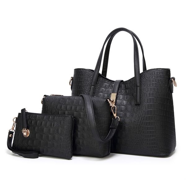 2020 spring foreign trade new female bag european and american fashion fashion crocodile pattern three-piece mother bag
2020 spring foreign trade new female bag european and american fashion fashion crocodile pattern three-piece mother bag