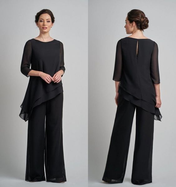 black pantsuits mother of the bride dresses outfit 2 pieces garment dress evening wear custom plus size pant suits for wedding, Black;red
black pantsuits mother of the bride dresses outfit 2 pieces garment dress evening wear custom plus size pant suits for wedding, Black;red