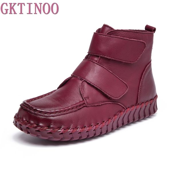 gktinoo 2019 ручной швейной моды боковой молнии натуральная кожа плоские лодыжки женские сапоги весна осень обувь для женщин, Black
gktinoo 2019 ручной швейной моды боковой молнии натуральная кожа плоские лодыжки женские сапоги весна осень обувь для женщин, Black