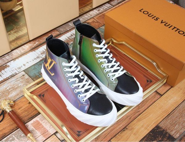 20fw men vulcanized shoes sneakers for men classic lace-up high style spring autumn flat with casual shoes men yecq4, Black
20fw men vulcanized shoes sneakers for men classic lace-up high style spring autumn flat with casual shoes men yecq4, Black