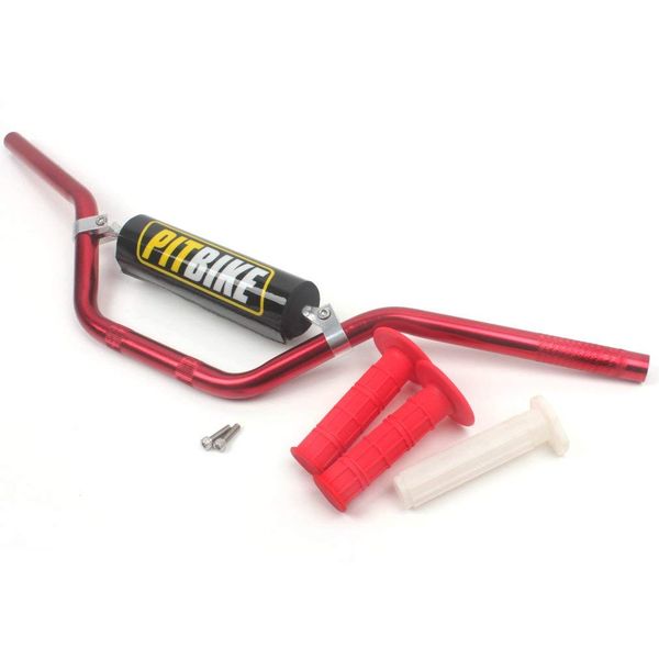 motorcycle parts 7/8" 22mm handlebar red handle bar + foam pad + grips for crf yzf kxf klx rmz drz pit dirt bike motocross
motorcycle parts 7/8" 22mm handlebar red handle bar + foam pad + grips for crf yzf kxf klx rmz drz pit dirt bike motocross