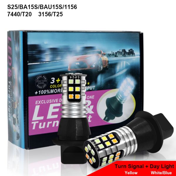 white/amber s25 p21w ba15s 1156 drl led daytime turn signal light for  focus 2 3 fiesta mondeo ranger kuga seat leon ibiza
white/amber s25 p21w ba15s 1156 drl led daytime turn signal light for  focus 2 3 fiesta mondeo ranger kuga seat leon ibiza