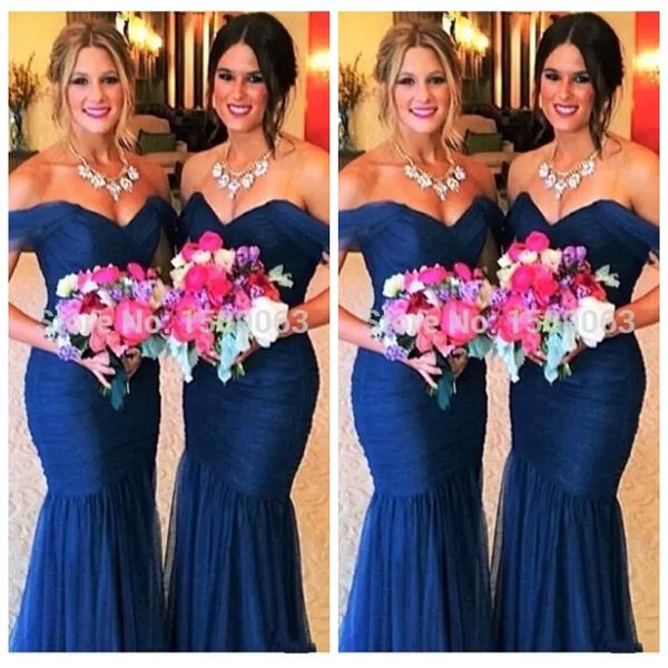 2019 off shoulder tulle mermaid long slim bridesmaids dresses surplice bodice vestidos de bridesmaids honor of maid guest gowns, White;pink
2019 off shoulder tulle mermaid long slim bridesmaids dresses surplice bodice vestidos de bridesmaids honor of maid guest gowns, White;pink