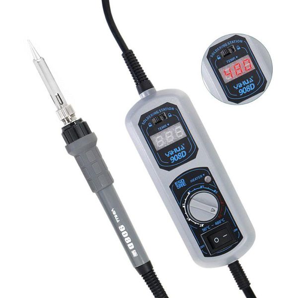 yihua 908d portable electricity soldering iron soldering station adjustable welding machines precision components welding repair
yihua 908d portable electricity soldering iron soldering station adjustable welding machines precision components welding repair