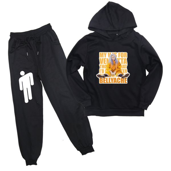 2pcs/set billie eilish tracksuit men casual hoodies pants ropa hombre sweat shirts suits streetwear for teenager sport cloth, Gray
2pcs/set billie eilish tracksuit men casual hoodies pants ropa hombre sweat shirts suits streetwear for teenager sport cloth, Gray